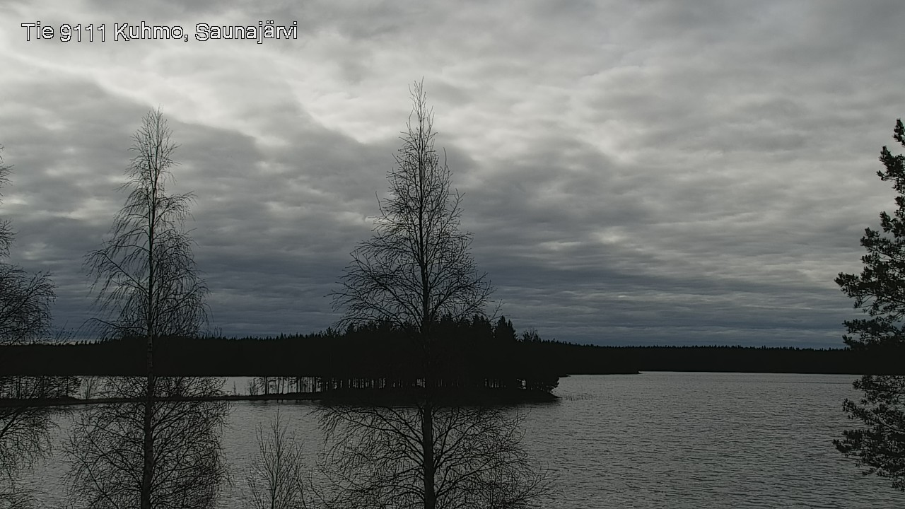 Weather Camera Image Väg 9111 Kuhmo, Saunajärvi, Kuhmo, Kainuu