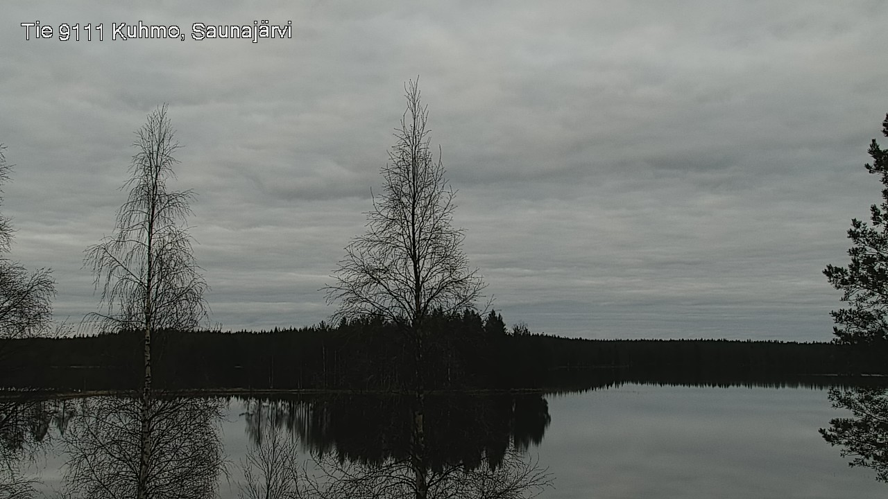 Weather Camera Image Väg 9111 Kuhmo, Saunajärvi, Kuhmo, Kainuu