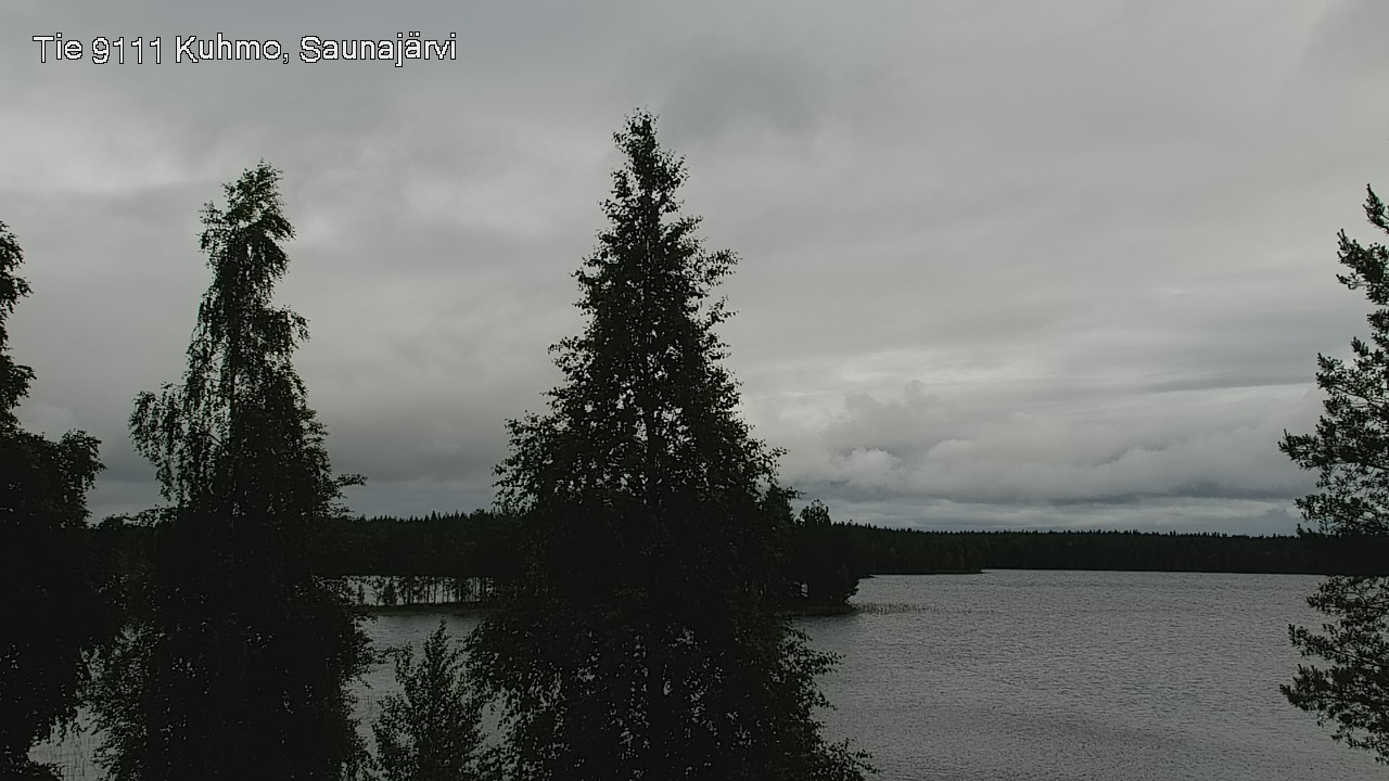 Weather Camera Image Väg 9111 Kuhmo, Saunajärvi, Kuhmo, Kainuu