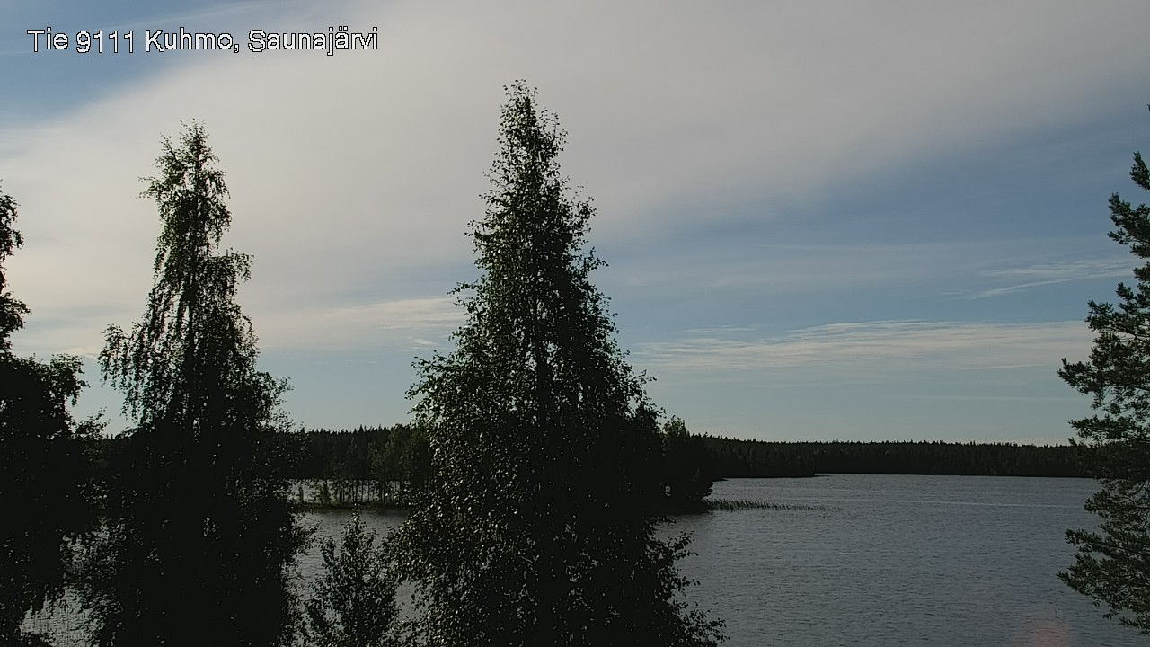 Weather Camera Image Road 9111 Kuhmo, Saunajärvi, Kuhmo, Kainuu