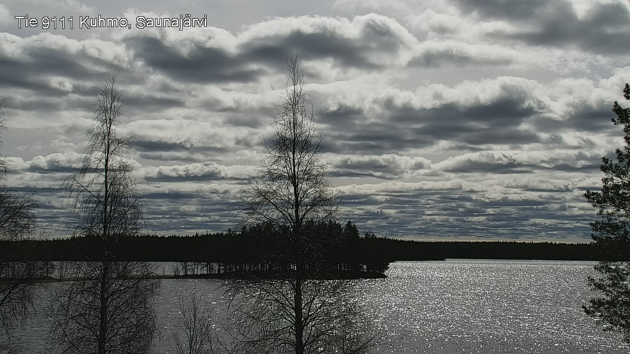 Weather Camera Image Väg 9111 Kuhmo, Saunajärvi, Kuhmo, Kainuu