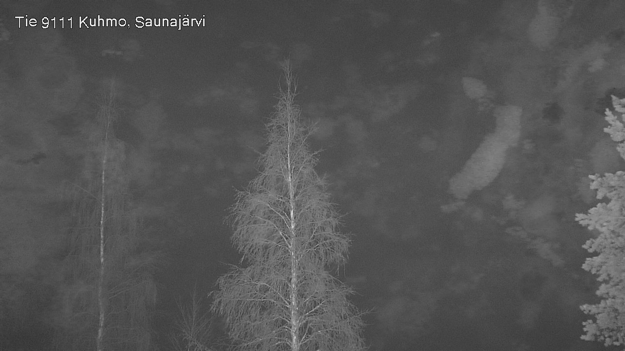 Weather Camera Image Road 9111 Kuhmo, Saunajärvi, Kuhmo, Kainuu