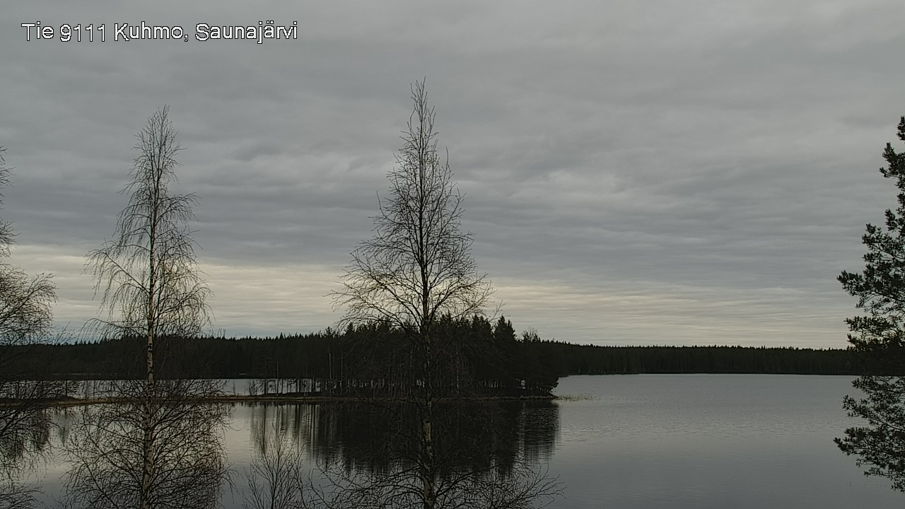 Weather Camera Image Väg 9111 Kuhmo, Saunajärvi, Kuhmo, Kainuu