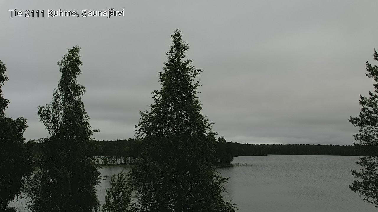 Weather Camera Image Väg 9111 Kuhmo, Saunajärvi, Kuhmo, Kainuu