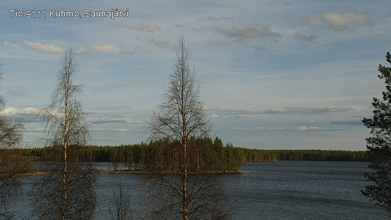 Weather Camera Image Väg 9111 Kuhmo, Saunajärvi, Kuhmo, Kainuu