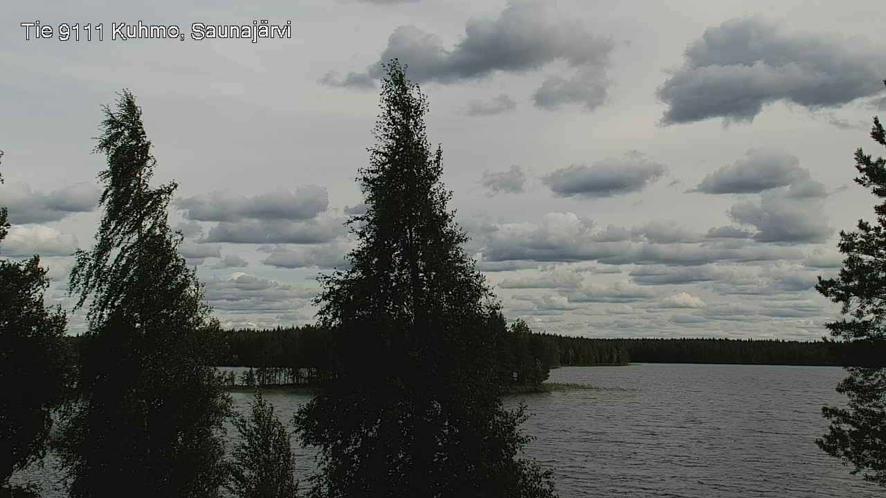 Weather Camera Image Väg 9111 Kuhmo, Saunajärvi, Kuhmo, Kainuu