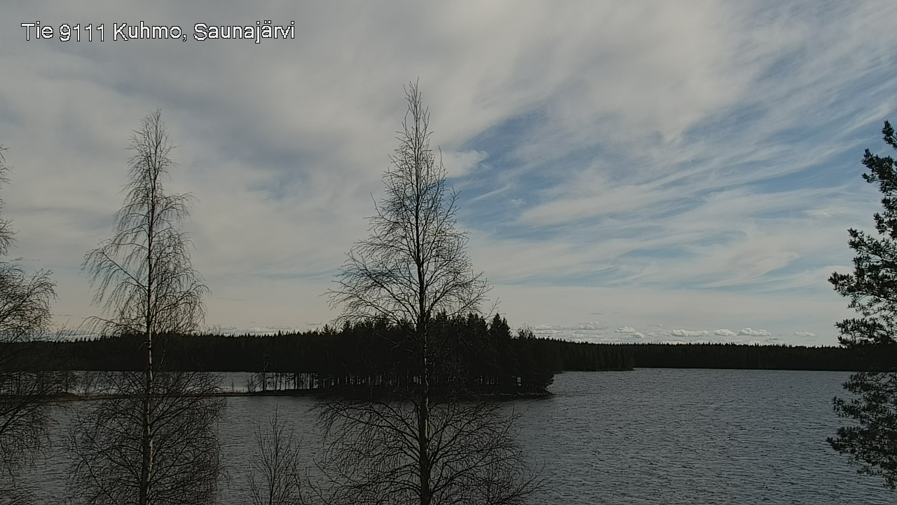 Weather Camera Image Väg 9111 Kuhmo, Saunajärvi, Kuhmo, Kainuu
