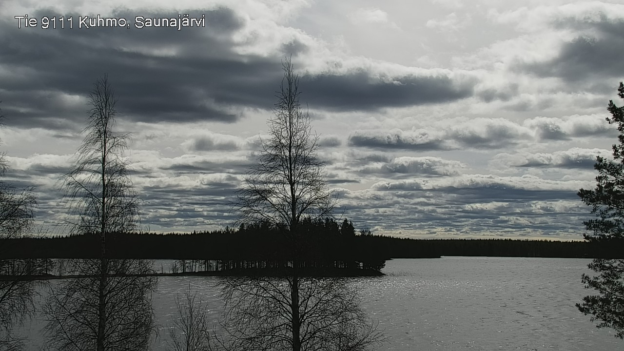 Weather Camera Image Väg 9111 Kuhmo, Saunajärvi, Kuhmo, Kainuu
