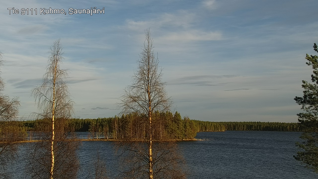 Weather Camera Image Väg 9111 Kuhmo, Saunajärvi, Kuhmo, Kainuu