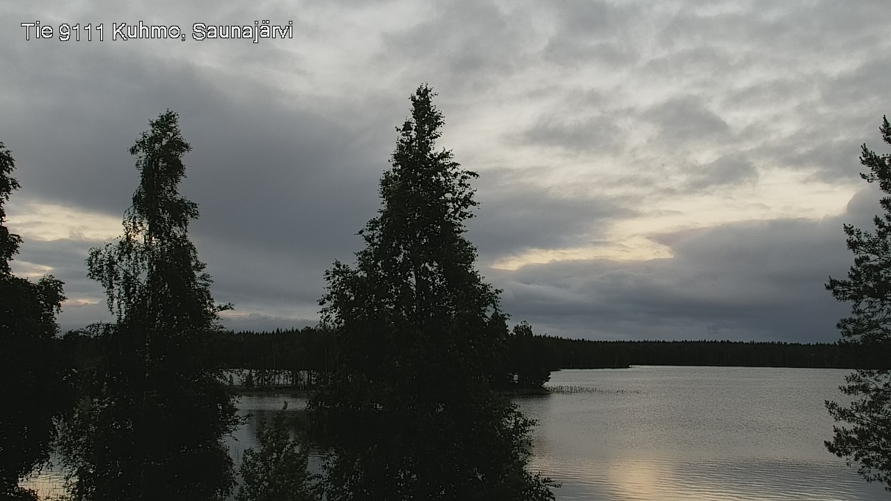 Weather Camera Image Väg 9111 Kuhmo, Saunajärvi, Kuhmo, Kainuu