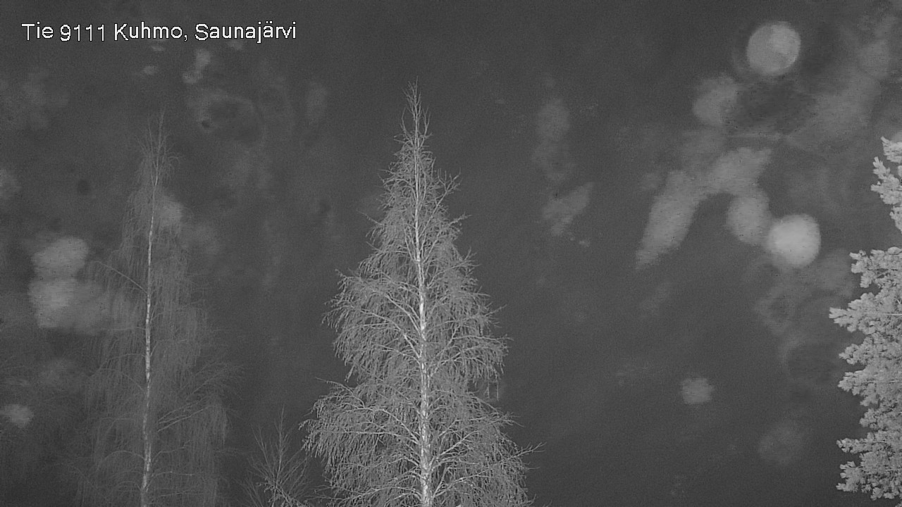 Weather Camera Image Road 9111 Kuhmo, Saunajärvi, Kuhmo, Kainuu
