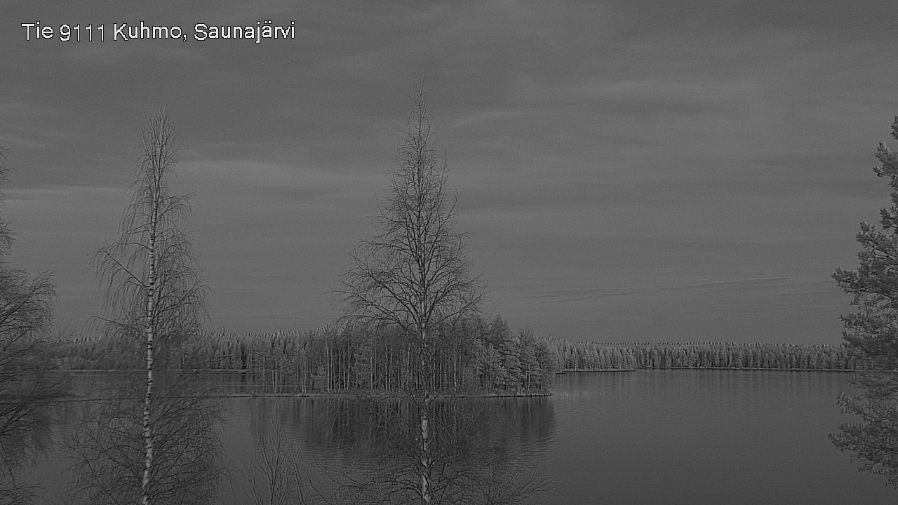 Weather Camera Image Väg 9111 Kuhmo, Saunajärvi, Kuhmo, Kainuu