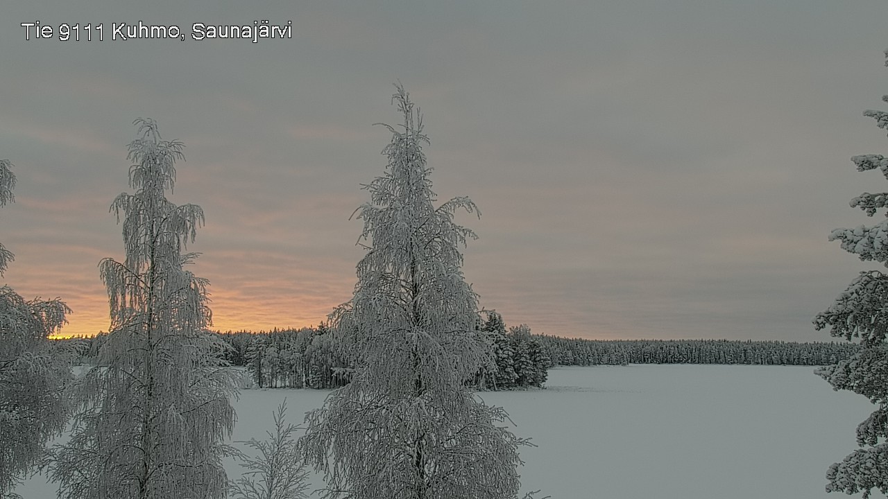 Kelikamerat Kuva Tie 9111 Kuhmo, Saunajärvi, Kuhmo, Kainuu