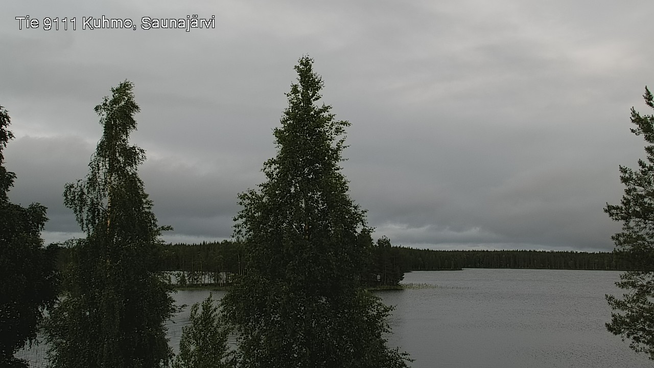 Weather Camera Image Väg 9111 Kuhmo, Saunajärvi, Kuhmo, Kainuu
