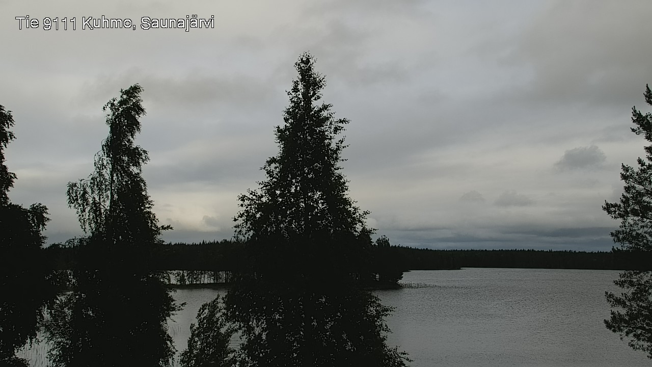Weather Camera Image Väg 9111 Kuhmo, Saunajärvi, Kuhmo, Kainuu