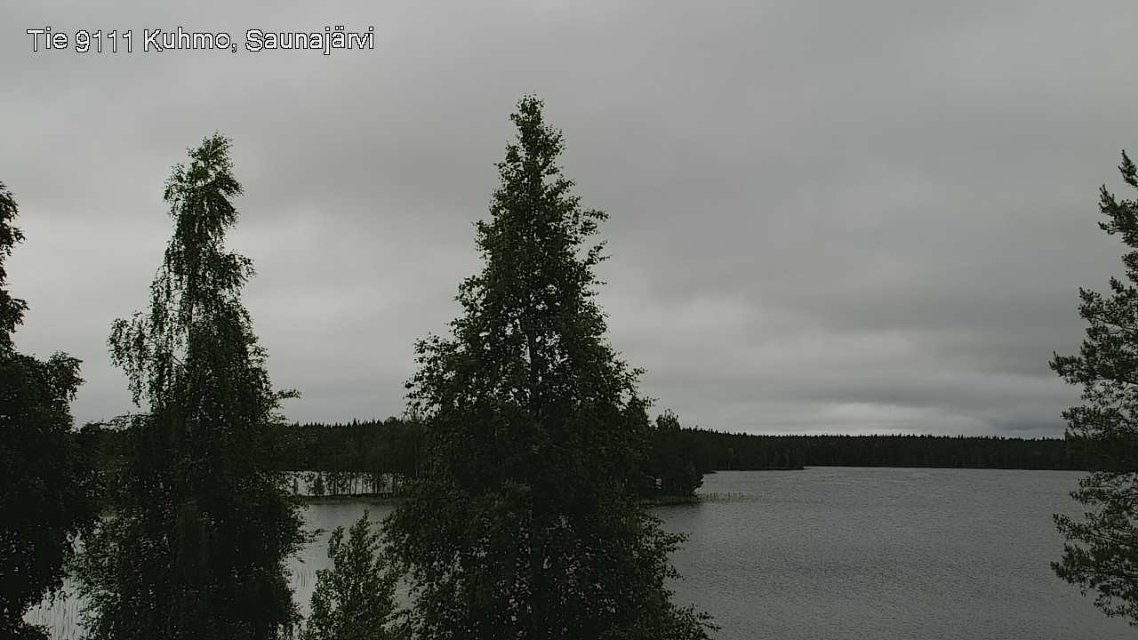 Weather Camera Image Väg 9111 Kuhmo, Saunajärvi, Kuhmo, Kainuu