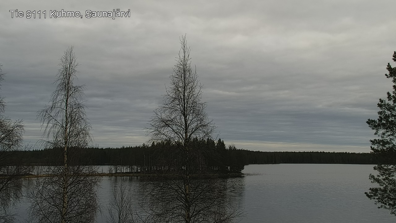 Weather Camera Image Väg 9111 Kuhmo, Saunajärvi, Kuhmo, Kainuu