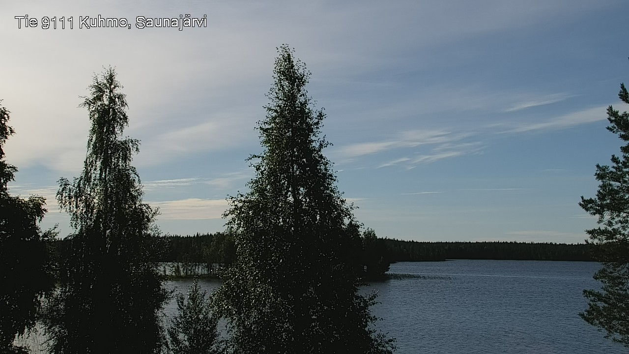 Weather Camera Image Road 9111 Kuhmo, Saunajärvi, Kuhmo, Kainuu