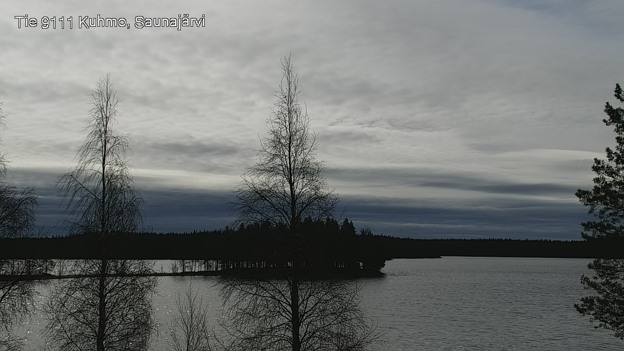 Weather Camera Image Väg 9111 Kuhmo, Saunajärvi, Kuhmo, Kainuu
