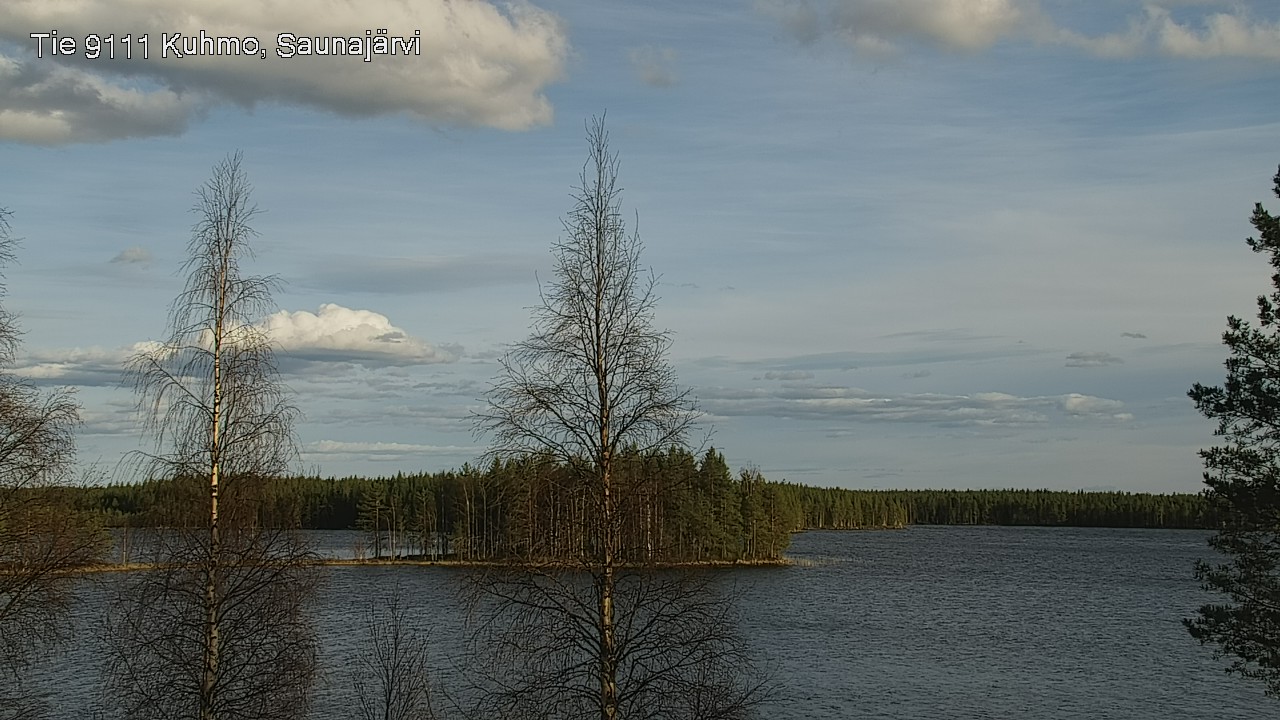 Weather Camera Image Väg 9111 Kuhmo, Saunajärvi, Kuhmo, Kainuu