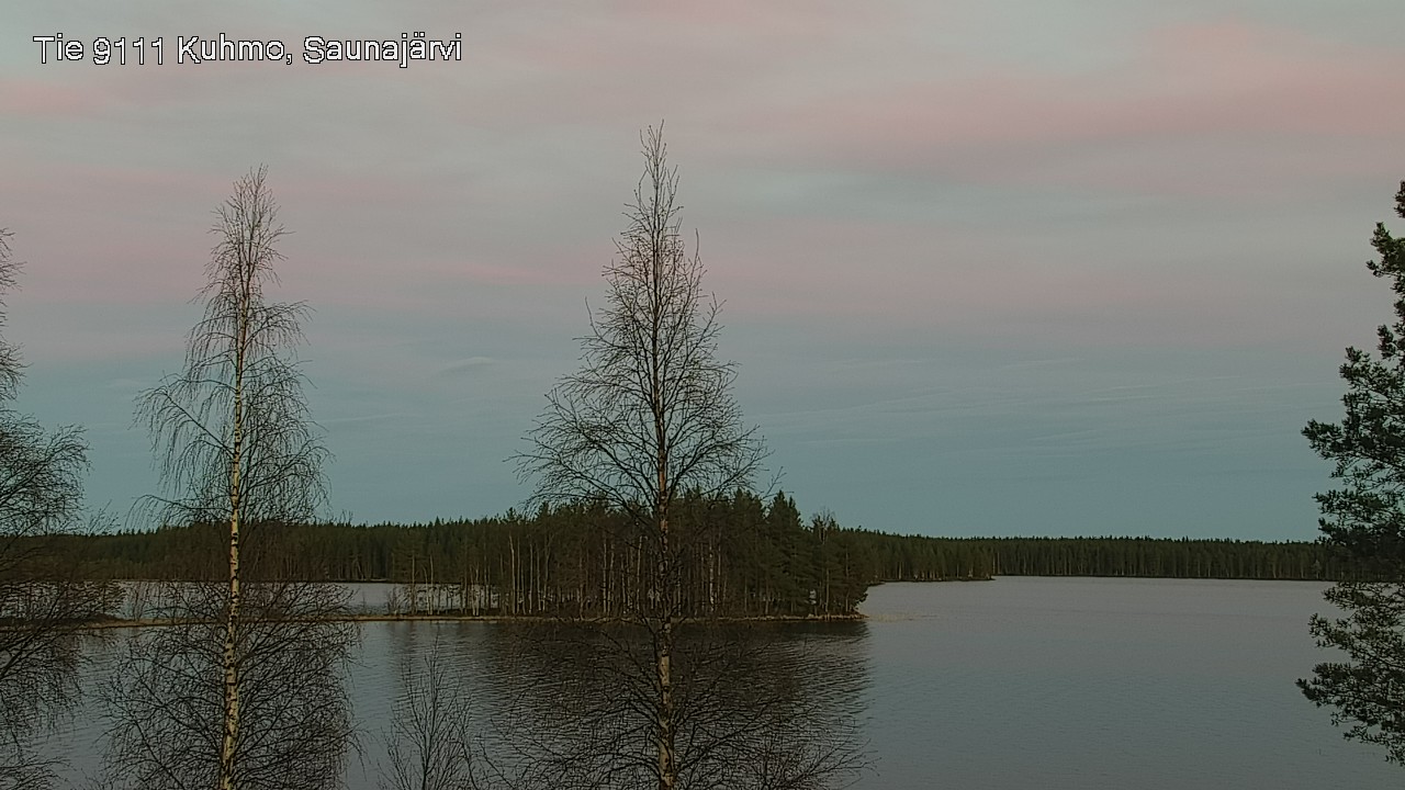 Weather Camera Image Väg 9111 Kuhmo, Saunajärvi, Kuhmo, Kainuu