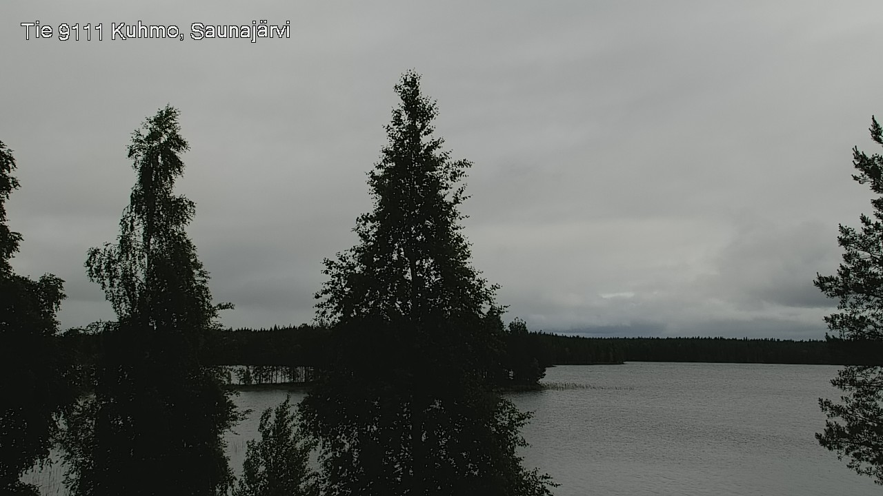 Weather Camera Image Väg 9111 Kuhmo, Saunajärvi, Kuhmo, Kainuu