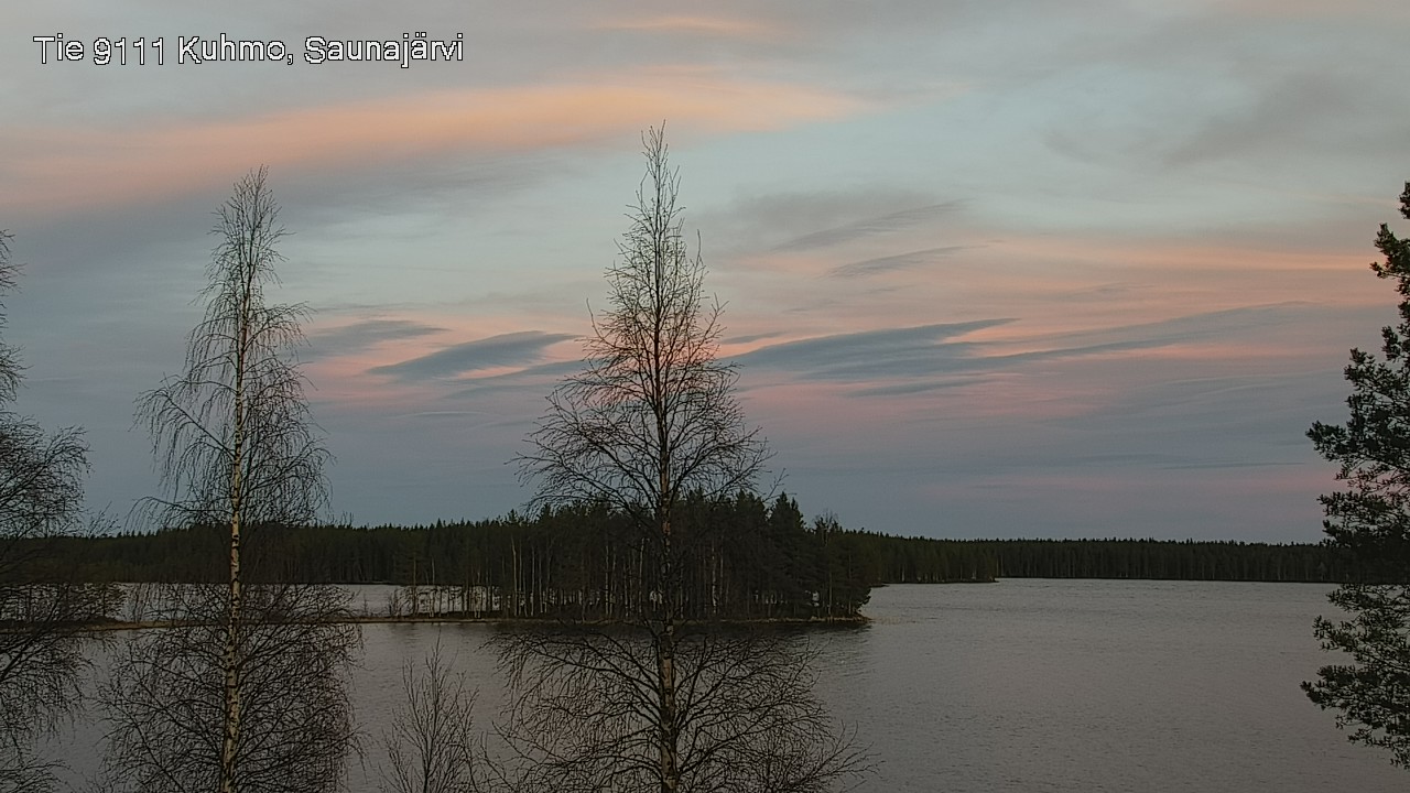 Weather Camera Image Väg 9111 Kuhmo, Saunajärvi, Kuhmo, Kainuu