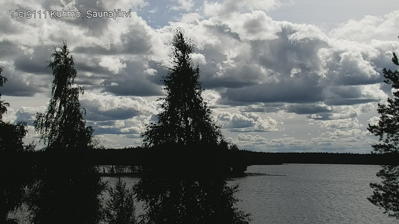 Weather Camera Image Väg 9111 Kuhmo, Saunajärvi, Kuhmo, Kainuu