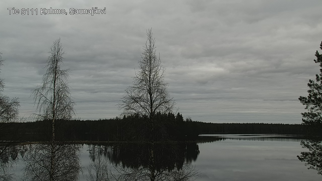 Weather Camera Image Väg 9111 Kuhmo, Saunajärvi, Kuhmo, Kainuu