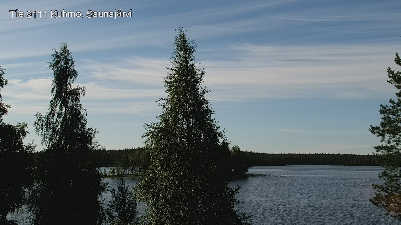 Weather Camera Image Road 9111 Kuhmo, Saunajärvi, Kuhmo, Kainuu
