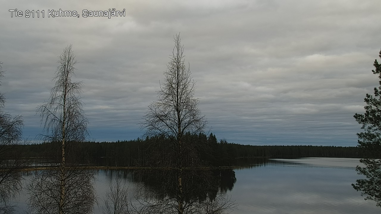 Weather Camera Image Väg 9111 Kuhmo, Saunajärvi, Kuhmo, Kainuu
