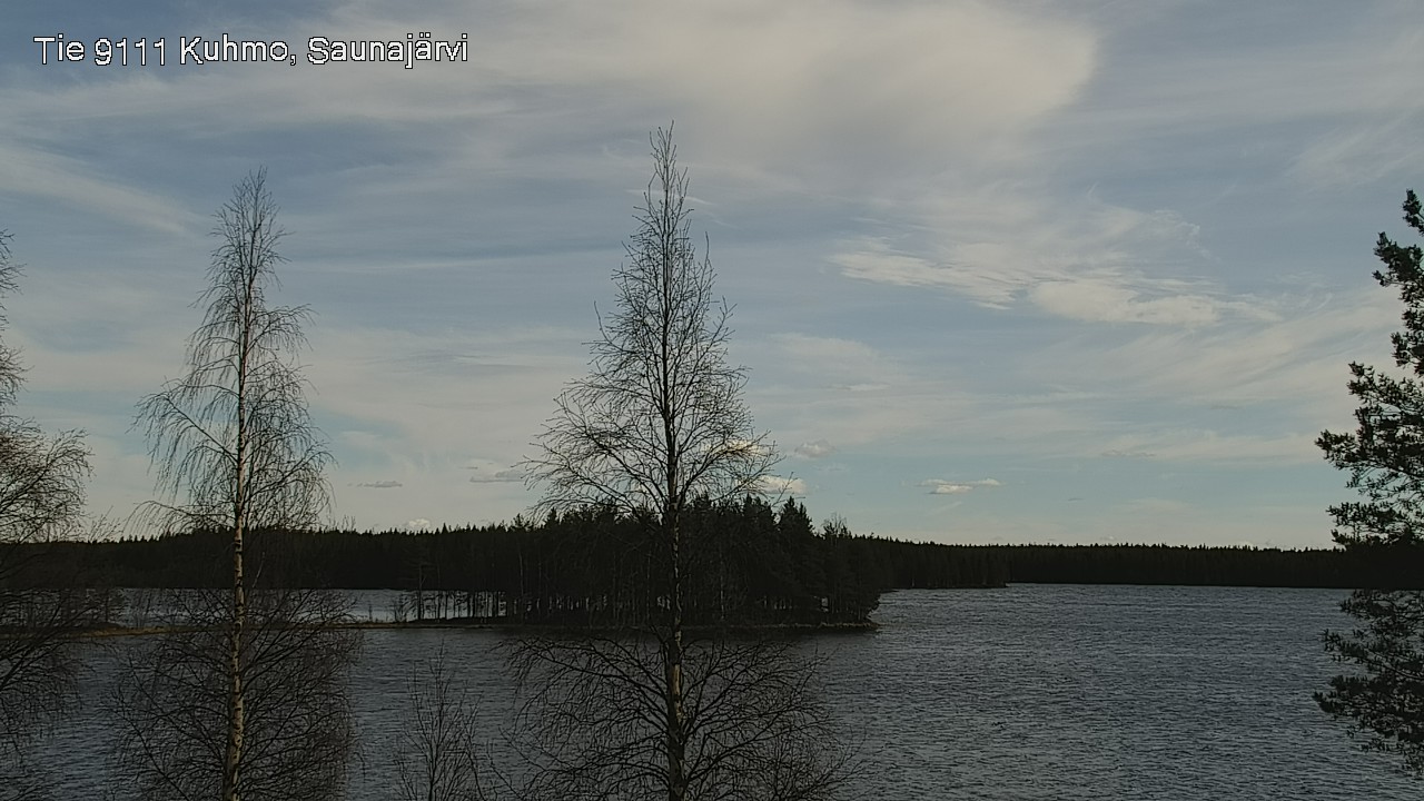 Weather Camera Image Väg 9111 Kuhmo, Saunajärvi, Kuhmo, Kainuu