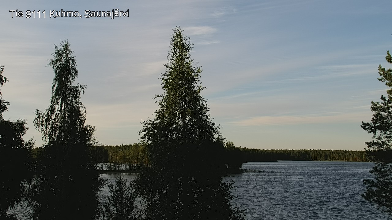 Weather Camera Image Road 9111 Kuhmo, Saunajärvi, Kuhmo, Kainuu