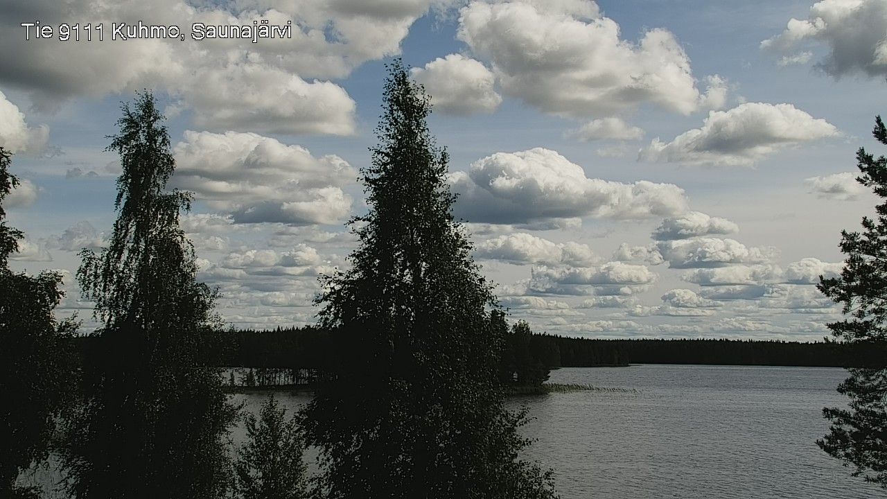Weather Camera Image Väg 9111 Kuhmo, Saunajärvi, Kuhmo, Kainuu