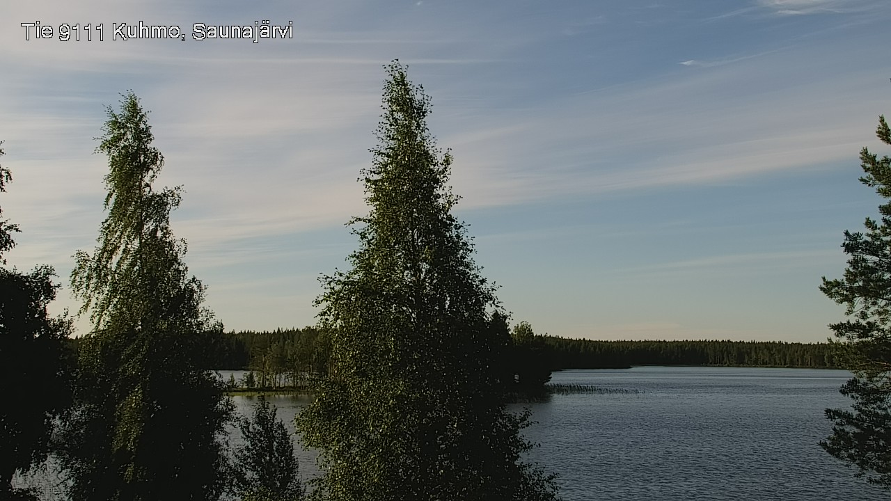 Weather Camera Image Road 9111 Kuhmo, Saunajärvi, Kuhmo, Kainuu