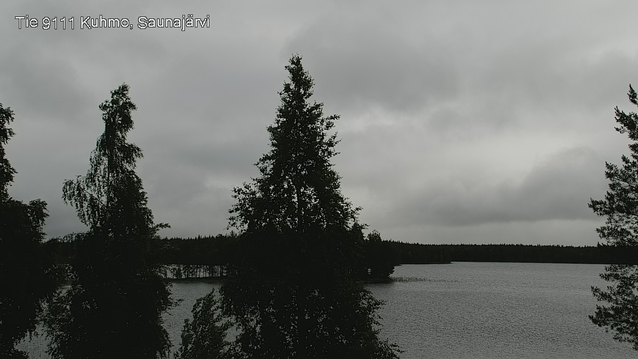 Weather Camera Image Väg 9111 Kuhmo, Saunajärvi, Kuhmo, Kainuu