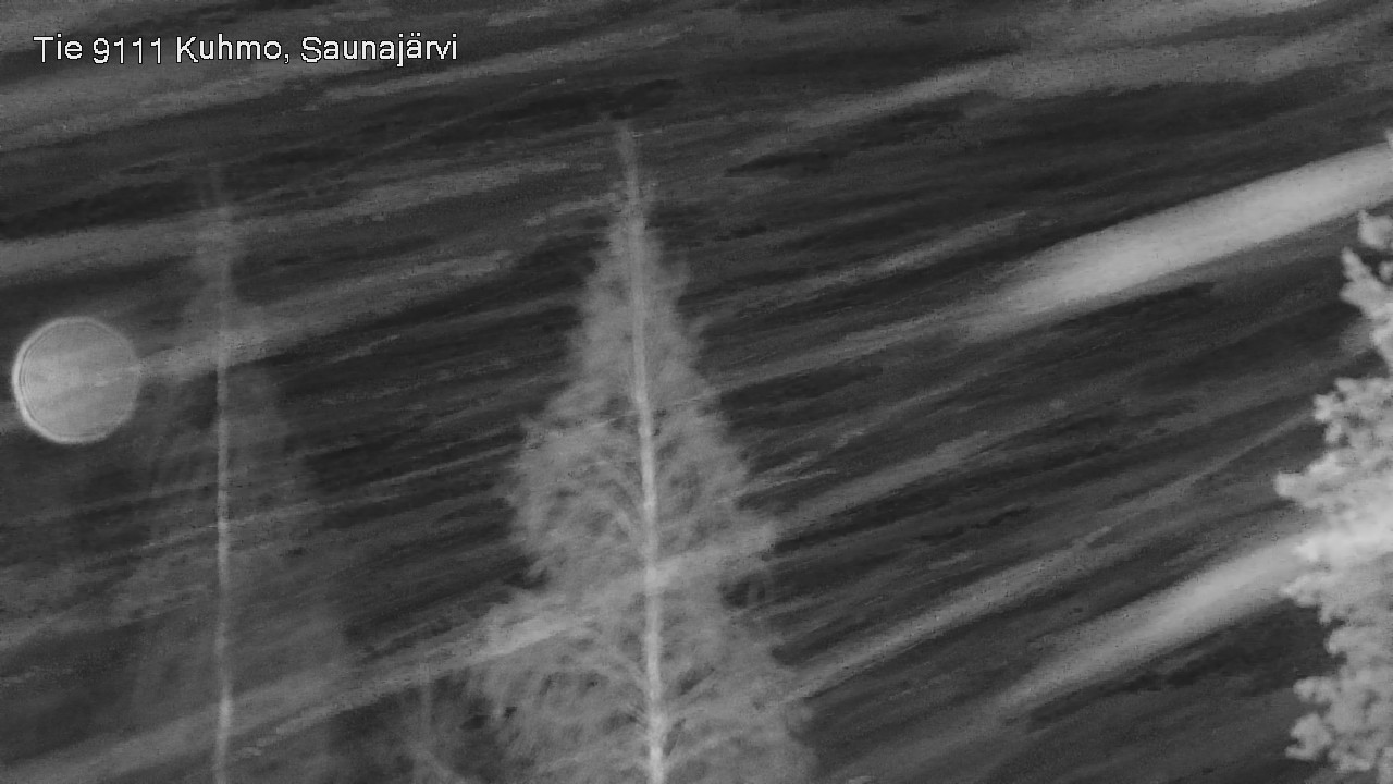 Weather Camera Image Road 9111 Kuhmo, Saunajärvi, Kuhmo, Kainuu
