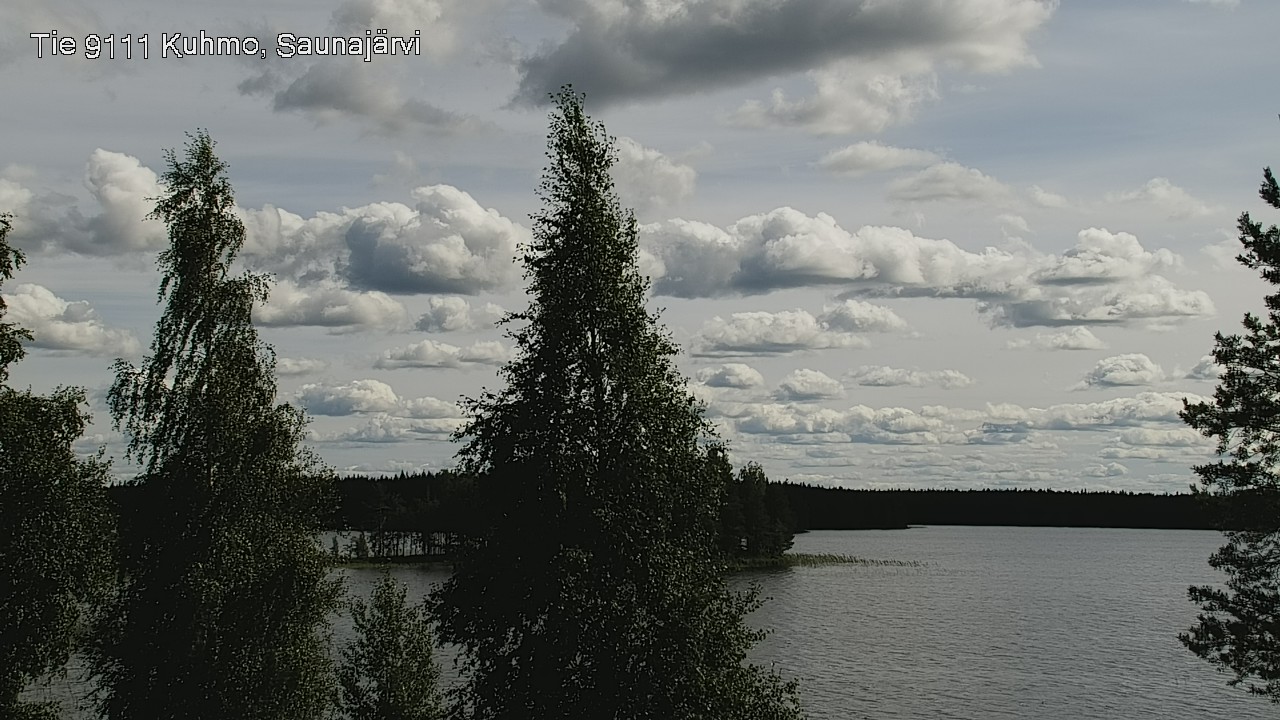 Weather Camera Image Väg 9111 Kuhmo, Saunajärvi, Kuhmo, Kainuu