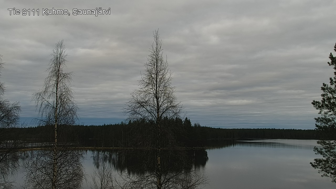 Weather Camera Image Väg 9111 Kuhmo, Saunajärvi, Kuhmo, Kainuu