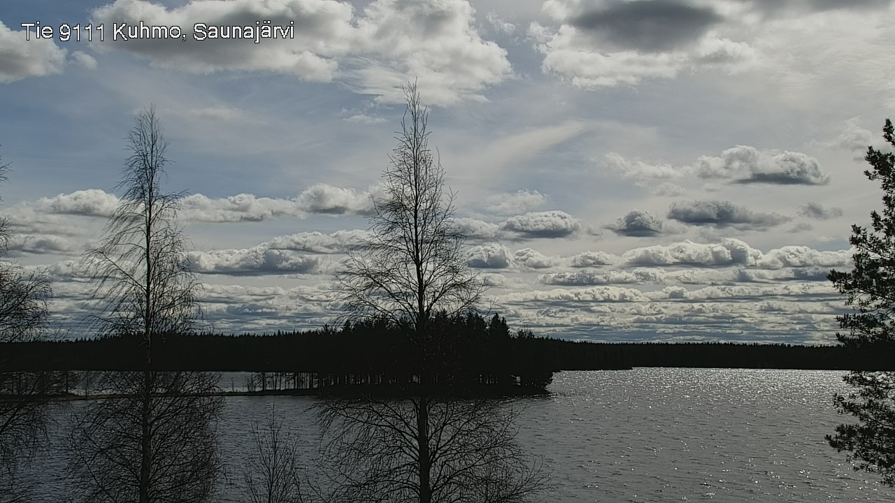 Weather Camera Image Väg 9111 Kuhmo, Saunajärvi, Kuhmo, Kainuu