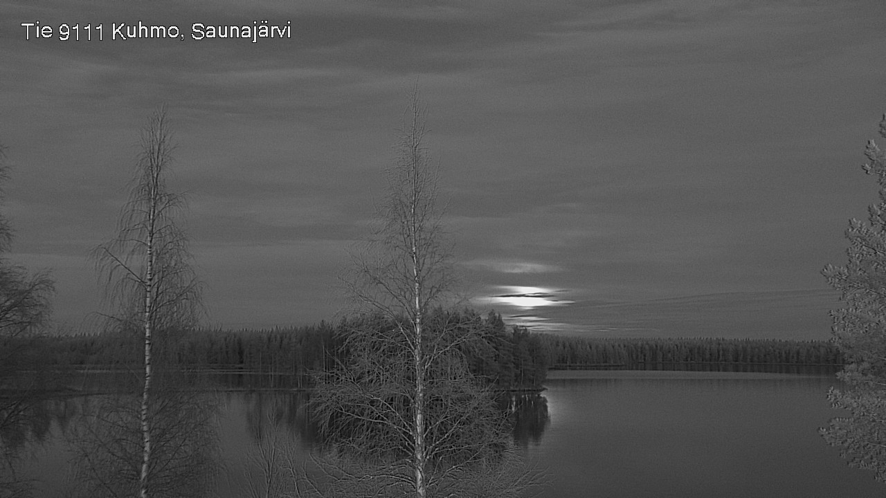 Weather Camera Image Väg 9111 Kuhmo, Saunajärvi, Kuhmo, Kainuu