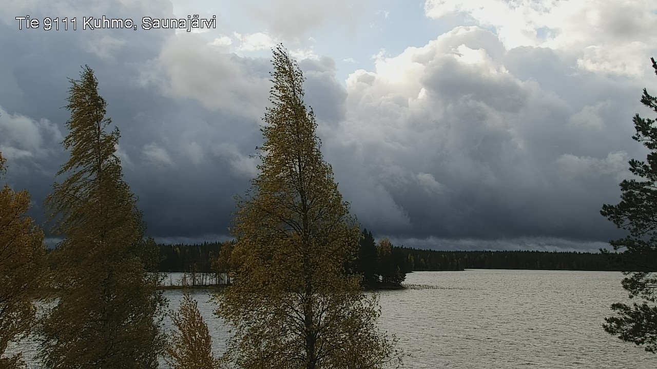 Weather Camera Image Road 9111 Kuhmo, Saunajärvi, Kuhmo, Kainuu