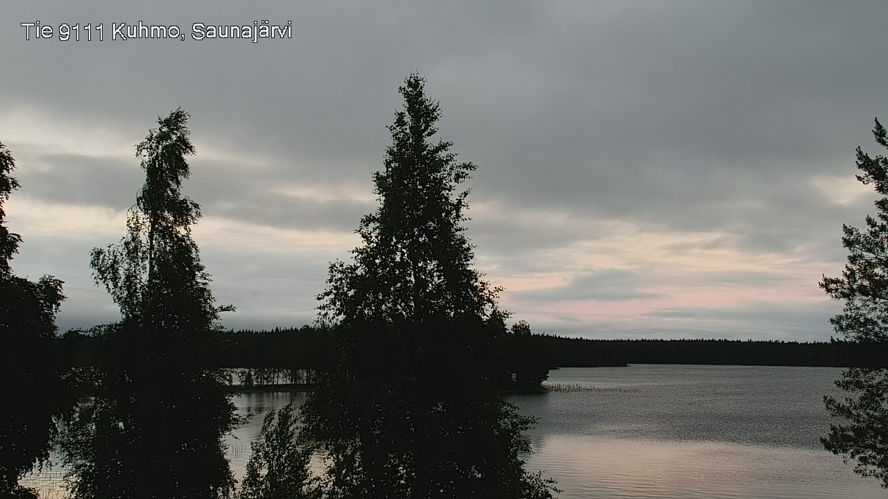 Weather Camera Image Väg 9111 Kuhmo, Saunajärvi, Kuhmo, Kainuu