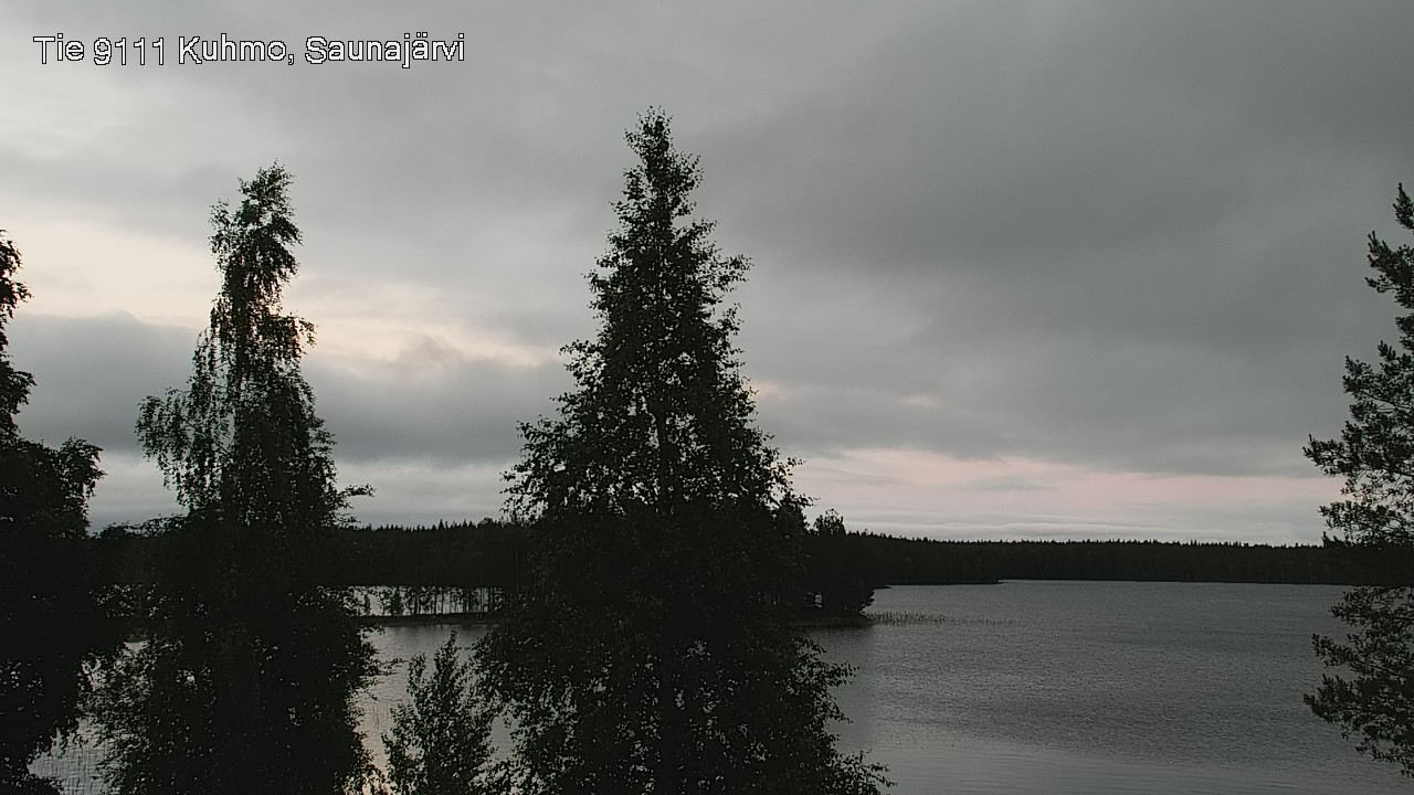 Weather Camera Image Väg 9111 Kuhmo, Saunajärvi, Kuhmo, Kainuu