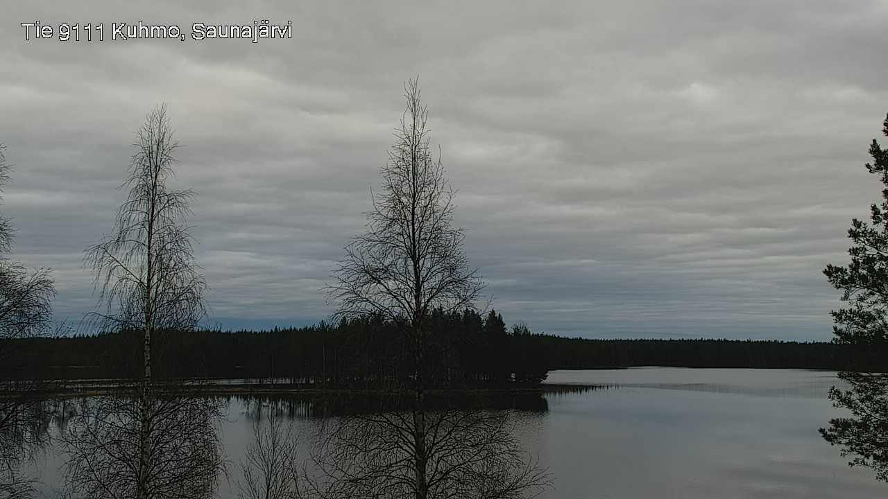Weather Camera Image Väg 9111 Kuhmo, Saunajärvi, Kuhmo, Kainuu