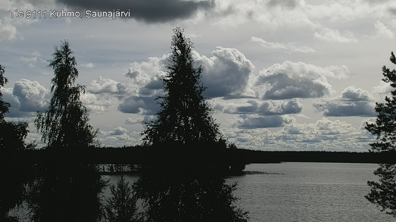 Weather Camera Image Väg 9111 Kuhmo, Saunajärvi, Kuhmo, Kainuu