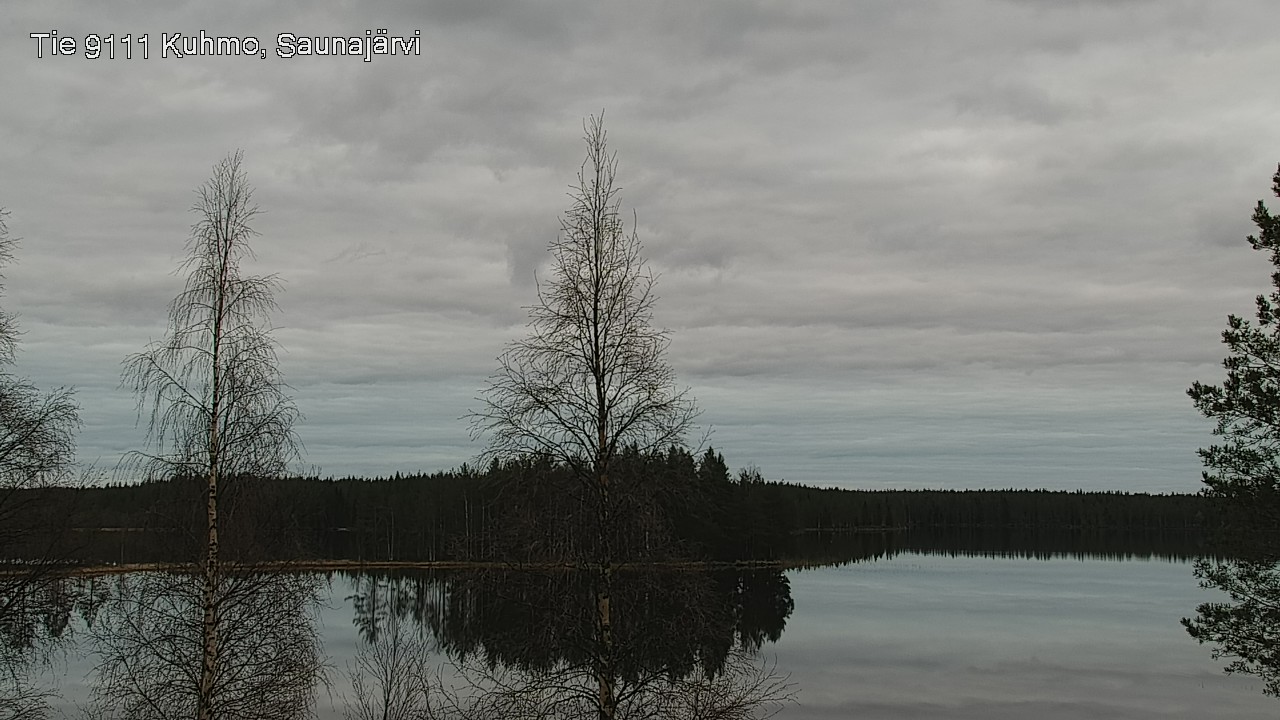 Weather Camera Image Väg 9111 Kuhmo, Saunajärvi, Kuhmo, Kainuu