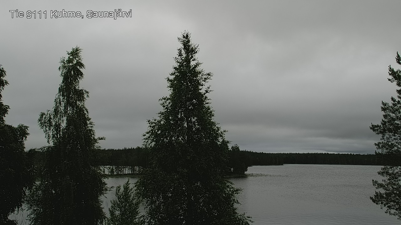 Weather Camera Image Väg 9111 Kuhmo, Saunajärvi, Kuhmo, Kainuu