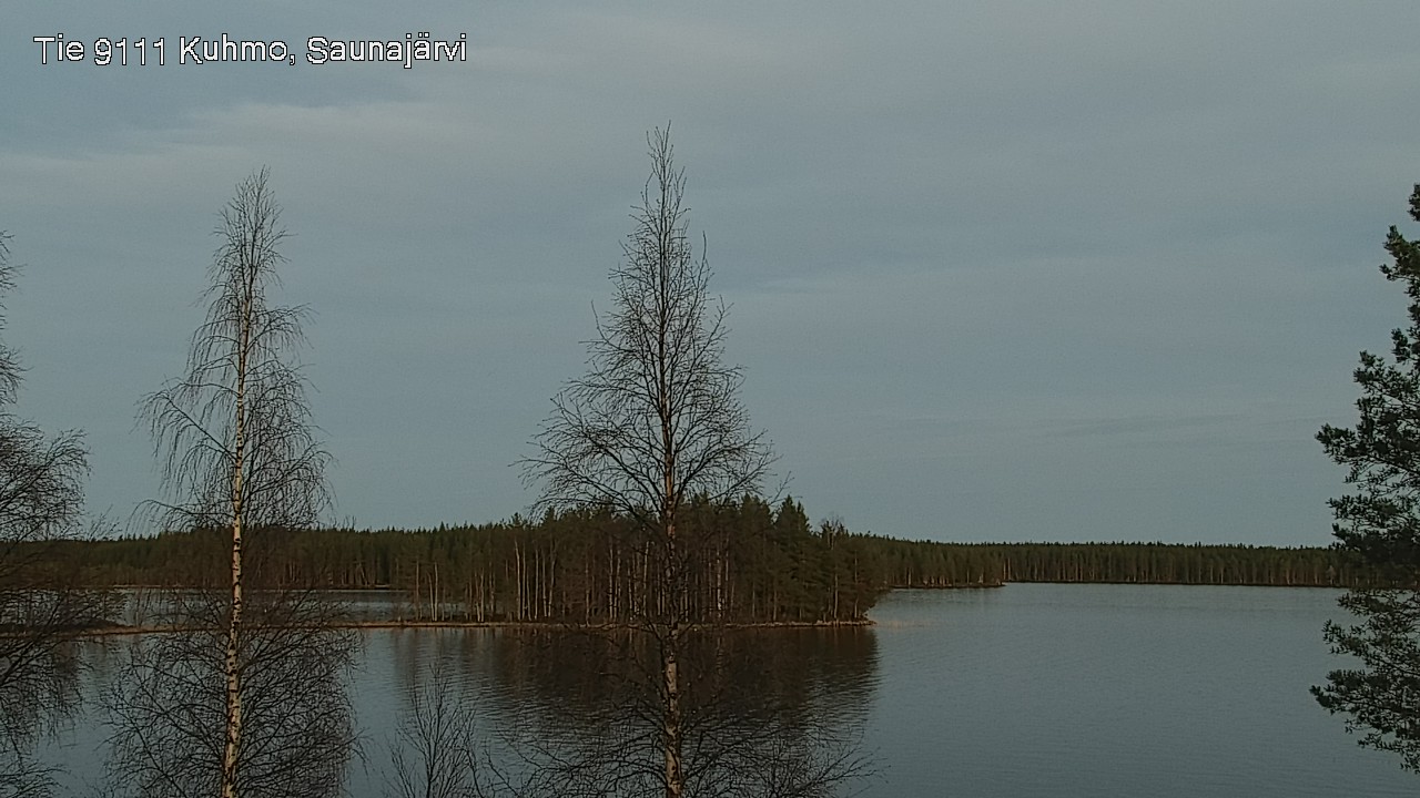 Weather Camera Image Väg 9111 Kuhmo, Saunajärvi, Kuhmo, Kainuu