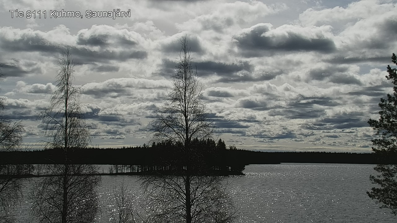 Weather Camera Image Väg 9111 Kuhmo, Saunajärvi, Kuhmo, Kainuu